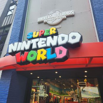 Super Nintendo World Store - Store front from City Walk - Children's Clothing Near Me - Universal City, California Super Nintendo World Store - Store front from City Walk - Children's Clothing Near Me - Universal City, California