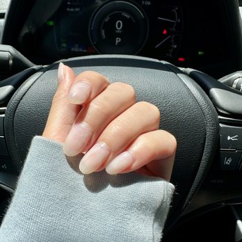 Pinky Nails - Milky white gel set - Nail Salons Near Me - San Mateo, California