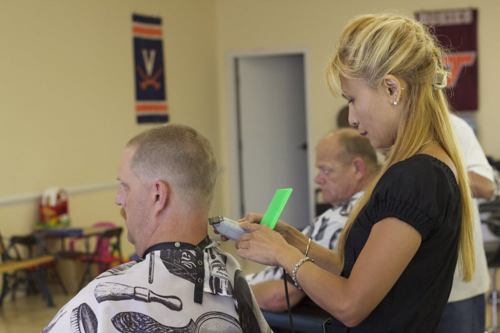 Jenny's Barber Shop Logo