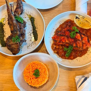 Saj - Wood Fired Lamb Chops Moroccan Style Red Snapper - Mediterranean Near Me - Alpharetta, Georgia Saj - Wood Fired Lamb Chops Moroccan Style Red Snapper - Mediterranean Near Me - Alpharetta, Georgia