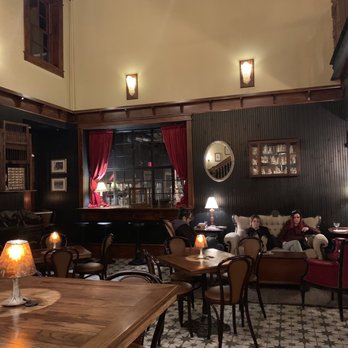 Antidote - Downstairs lounge area. There's a rooftop with a fireplace as well. - Cocktail Bars Near Me - Asheville, North Carolina
