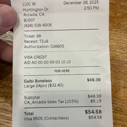 44.99 was the published price.  49.39 was what i was charged.