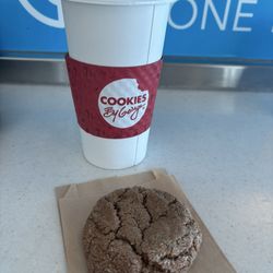 Cookies By George - Ginger cookie and coffee