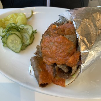 Stockhome - Lamb pita wrap - Mediterranean Near Me - Petaluma, California