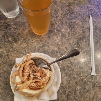 The Frog & Monkey Restaurant & Pub - French Onion soup and a key lime cider - Burgers Near Me - Mount Dora, Florida The Frog & Monkey Restaurant & Pub - French Onion soup and a key lime cider - Burgers Near Me - Mount Dora, Florida