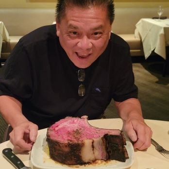 Preston's Steakhouse - House Smoked Double Cut 44 oz Prime Rib bone in - Bars Near Me - Scottsdale, Arizona Preston's Steakhouse - House Smoked Double Cut 44 oz Prime Rib bone in - Bars Near Me - Scottsdale, Arizona