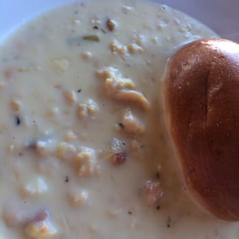 Moonraker Restaurant - Clam chowder loaded with clams! I swear I only saw like one potato in my soup =p - New American Near Me - Pacifica, California Moonraker Restaurant - Clam chowder loaded with clams! I swear I only saw like one potato in my soup =p - New American Near Me - Pacifica, California