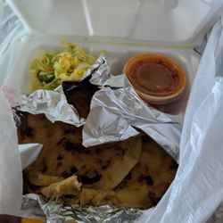 El Tucan Restaurant - Papusa - Pork, beans, cheese