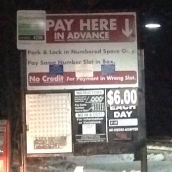 Waban T - MBTA station - Parking payment area, $6/day but double-check b/c always increasing price - Train Stations Near Me - Newton, Massachusetts