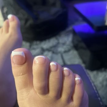 Luxe Nail Salon - crooked and uneven french tip. why are they all different sizes? - Nail Salons Near Me - Hayward, California Luxe Nail Salon - crooked and uneven french tip. why are they all different sizes? - Nail Salons Near Me - Hayward, California