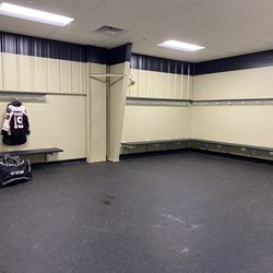 Hess Ice Rink - The renovated locker rooms awesome locker rooms to get dressed in