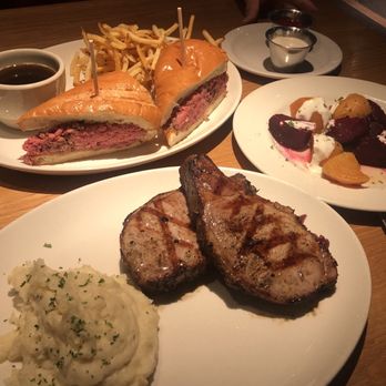 Bartlett's - Pork chops, Famous French Dip Au Jus*, and beet salad - Steakhouses Near Me - Austin, Texas Bartlett's - Pork chops, Famous French Dip Au Jus*, and beet salad - Steakhouses Near Me - Austin, Texas