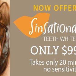 Harbor Cove Dental - We offer Sinsational Smile Teeth Whitening for only $99.00.