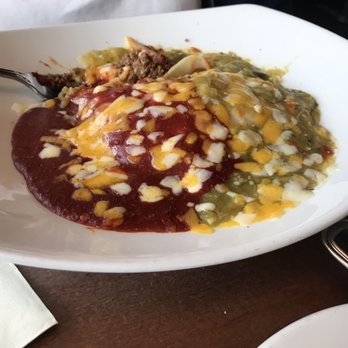 Mi Dia From Scratch - Stacked enchiladas, beef no egg. - Mexican Near Me - Plano, Texas Mi Dia From Scratch - Stacked enchiladas, beef no egg. - Mexican Near Me - Plano, Texas