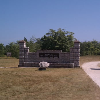 Rock Island State Park - Entrance sign. - Parks Near Me - Washington Island, Wisconsin Rock Island State Park - Entrance sign. - Parks Near Me - Washington Island, Wisconsin