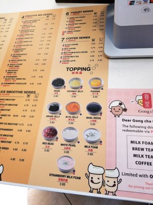 Menu photo 6 Gong Cha Rockville, MD