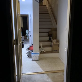 J Marvin Handyman - Before shot of the entryway... they pushed it out about 3 feet and it made a huge difference. - Handyman Near Me