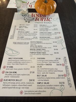 Menu photo 1 Toast + Tonic Creative Kitchen Mystic, CT