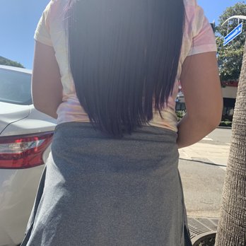 Lux Aveda Salon/Spa - Uneven haircut not V shaped - Hair Salons Near Me - Fullerton, California Lux Aveda Salon/Spa - Uneven haircut not V shaped - Hair Salons Near Me - Fullerton, California