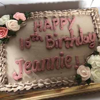 Cakery Bakery - $65 1/4 sheet cake - Bakeries Near Me - La Cañada Flintridge, California