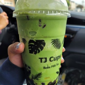 TJ Cups - Matcha Milk Snow - Bubble Tea Near Me - San Francisco, California