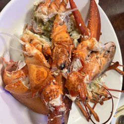 Dokdo Restaurant - Cooked portion of lobsters we had the tails live!