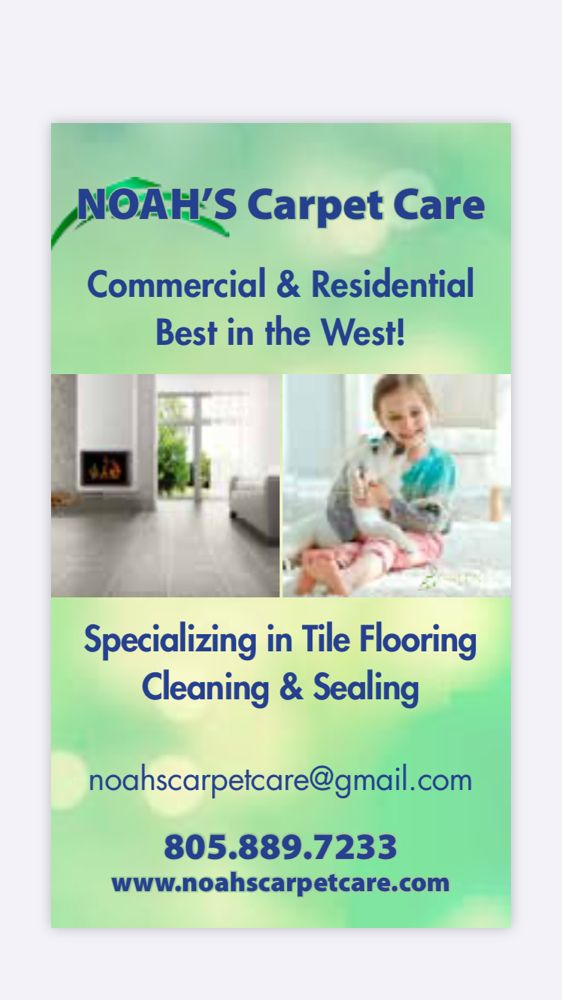 NOAHS CARPET CARE Ventura, California Carpet Cleaning Phone Number Yelp