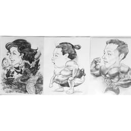 Caricature of me, my son, & my husband! Haha, so fun! Caricature of me, my son, & my husband! Haha, so fun!