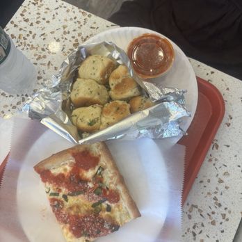 Rosetta Pizza - Grandma Pizza Slice and Garlic Knots - Pizza Near Me - New York, New York Rosetta Pizza - Grandma Pizza Slice and Garlic Knots - Pizza Near Me - New York, New York