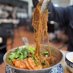 Kalaya - Goong Ob Woonsen (Shrimp & Glass Noodles w/Bacon & Chinese Celery)
