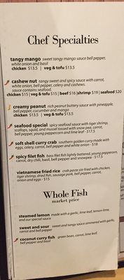 Menu photo 8 Bamboo Legend Mississauga, ON