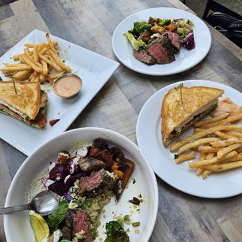 Ember & Greens - Rustic veggies and quinoa and chicken avocado BLT. - New American Near Me - Houston, Texas Ember & Greens - Rustic veggies and quinoa and chicken avocado BLT. - New American Near Me - Houston, Texas