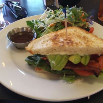 Joe's Dining - Bacon, lettuce, tomato and avocado sandwich with fresh greens on the side - Pizza Near Me - Santa Fe, New Mexico