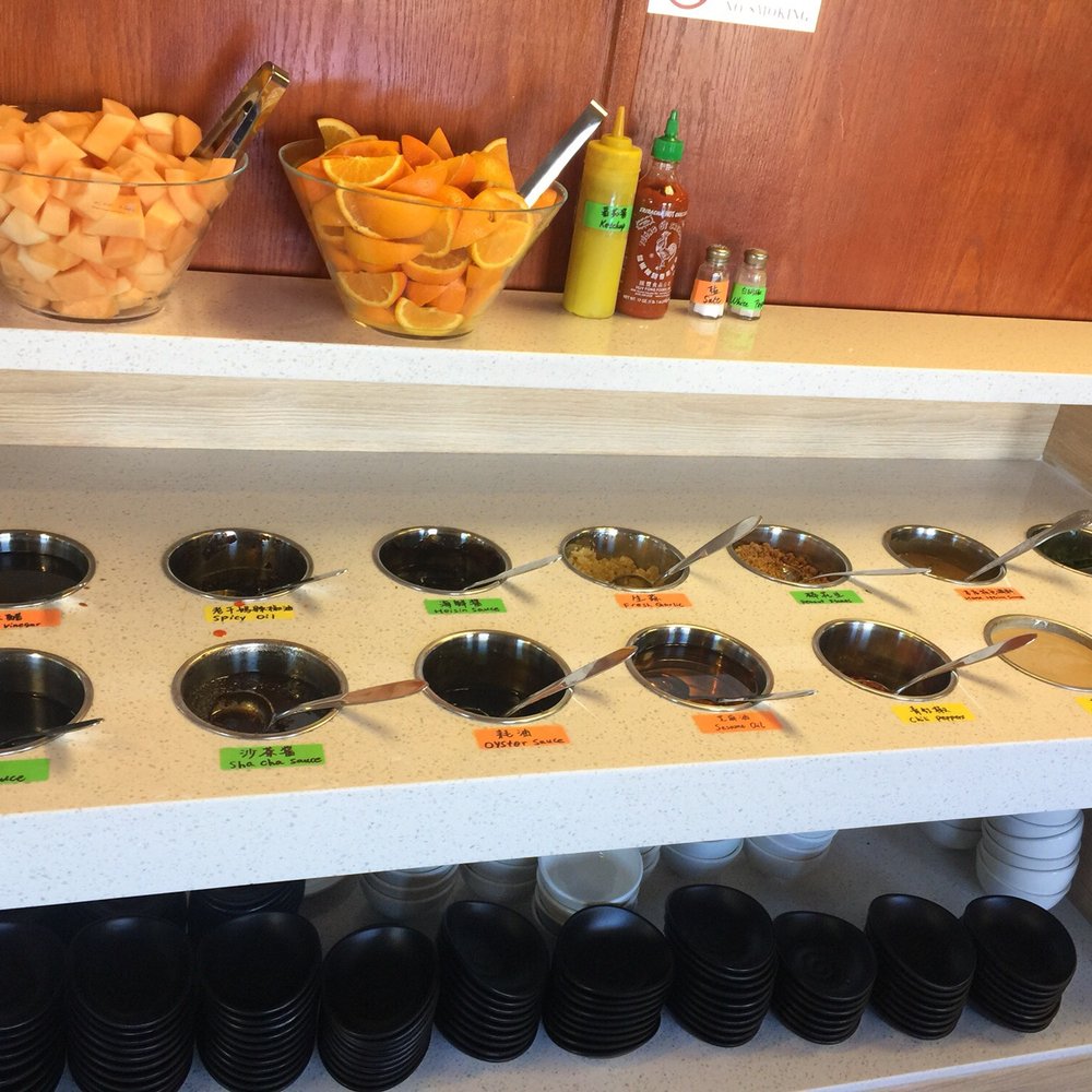 Yummy Hot Pot - Sauce station, very clean 3/11/18 - Hot Pot Near Me - Denver, Colorado Yummy Hot Pot - Sauce station, very clean 3/11/18 - Hot Pot Near Me - Denver, Colorado