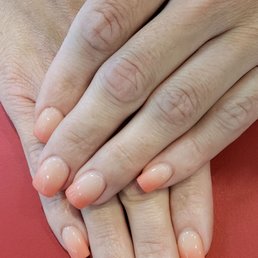 Dip powder on natural nails
