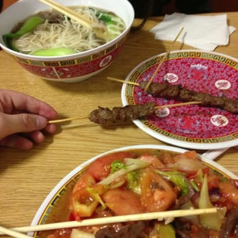 BBQ House - Hand pulled noodles with beef stew, bbq beef, beef and tomato dish - Barbeque Near Me - Syracuse, New York