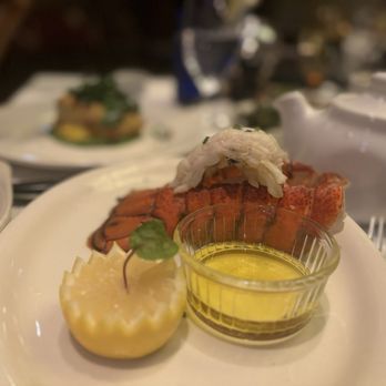 The Barn Steakhouse - Lobster Tail with clarified butter - American Near Me - Evanston, Illinois The Barn Steakhouse - Lobster Tail with clarified butter - American Near Me - Evanston, Illinois