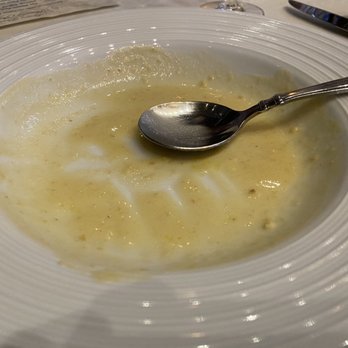 Wandering Vine At the Castle - ooops garlic soup gone too fast - Wine Bars Near Me - Shawnee, Kansas