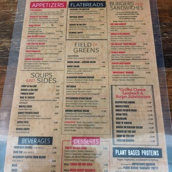 The Yard - Menu - Gastropubs Near Me - Pittsburgh, Pennsylvania