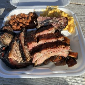 Snooks Bottom Barbecue - 3 Meats and 2 Sides Plate - Barbeque Near Me - Grand Junction, Colorado Snooks Bottom Barbecue - 3 Meats and 2 Sides Plate - Barbeque Near Me - Grand Junction, Colorado