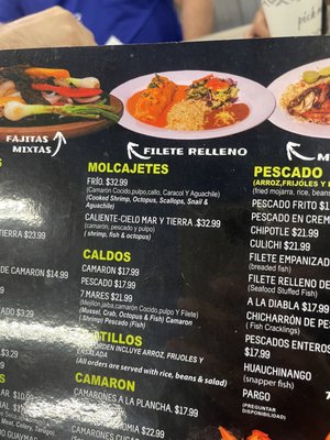 Menu photo 2 Mariscos Mi Lindo Guaymas Pescaderia Phoenix, AZ Menu photo 2 Mariscos Mi Lindo Guaymas Pescaderia Phoenix, AZ