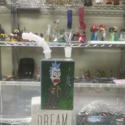 Flying Souls - Rick and Morty bubbler pipe water pipe
