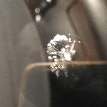 Safelite AutoGlass - Before . Damage done by a dime size rock . - Windshield Installation & Repair Near Me - El Cajon, California Safelite AutoGlass - Before . Damage done by a dime size rock . - Windshield Installation & Repair Near Me - El Cajon, California