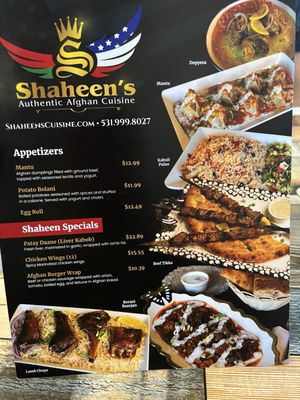 Menu photo 6 Shaheen’s Authentic Afghan Cuisine Omaha, NE Menu photo 6 Shaheen’s Authentic Afghan Cuisine Omaha, NE