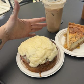 Bryson Bakery - MASSIVE cinnamon roll. I split this 5 ways with my friends and we all got a significantly sized piece. The quiche and chai were great too. - Bakeries Near Me - Bryson City, North Carolina Bryson Bakery - MASSIVE cinnamon roll. I split this 5 ways with my friends and we all got a significantly sized piece. The quiche and chai were great too. - Bakeries Near Me - Bryson City, North Carolina