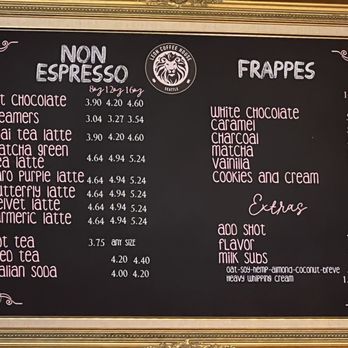 Leon Coffee House - Drink menu - Coffee & Tea Near Me - Seattle, Washington Leon Coffee House - Drink menu - Coffee & Tea Near Me - Seattle, Washington