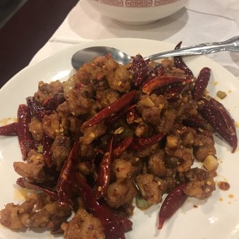 Lao Sze Chuan - Spicy chili dry chicken (very salty) - Szechuan Near Me - Chicago, Illinois Lao Sze Chuan - Spicy chili dry chicken (very salty) - Szechuan Near Me - Chicago, Illinois