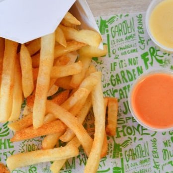 Garden Catering - Shelton - Choosing a signature sauce to dip your fries in is part of the fun. - Caterers Near Me - Shelton, Connecticut Garden Catering - Shelton - Choosing a signature sauce to dip your fries in is part of the fun. - Caterers Near Me - Shelton, Connecticut