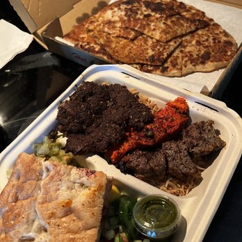 DeAfghanan Cuisine - Triple Kabob Murgh, Teka and Chaplee Kabob Potato Bolani - Afghan Near Me - Fremont, California DeAfghanan Cuisine - Triple Kabob Murgh, Teka and Chaplee Kabob Potato Bolani - Afghan Near Me - Fremont, California