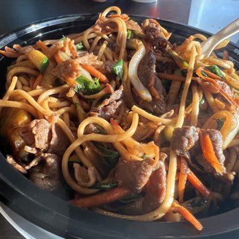 Mad Wolf Mongolian Barbecue - Dinner! Large portions, enough for 2 meals. - Mongolian Near Me - Fullerton, California